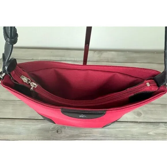 Joy Mangano Red Bucket Handbag‎ - Picture 4 of 11